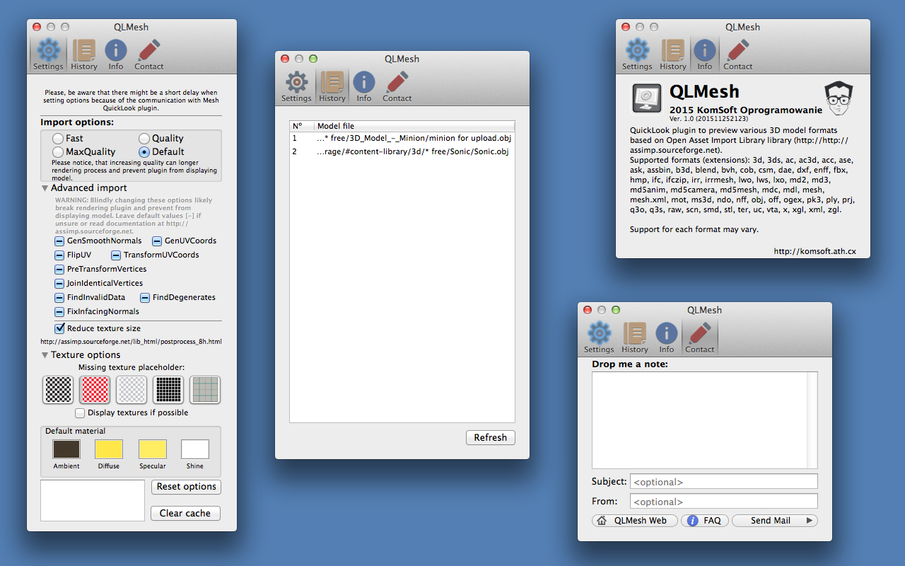 QLMesh - control application
