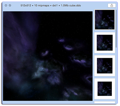 QLMesh - mipmaps preview for compressed textures